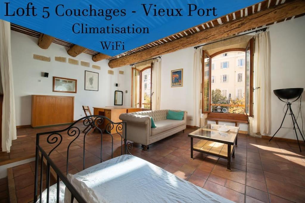 Air-Conditioned Loft In The Heart Of The Old Port Marseille Ngoại thất bức ảnh